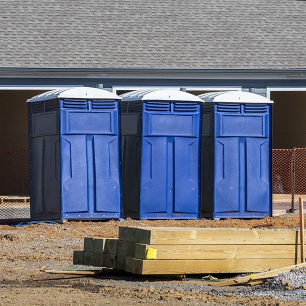 how can i report damages or issues with the porta potties during my rental period in St George South Carolina